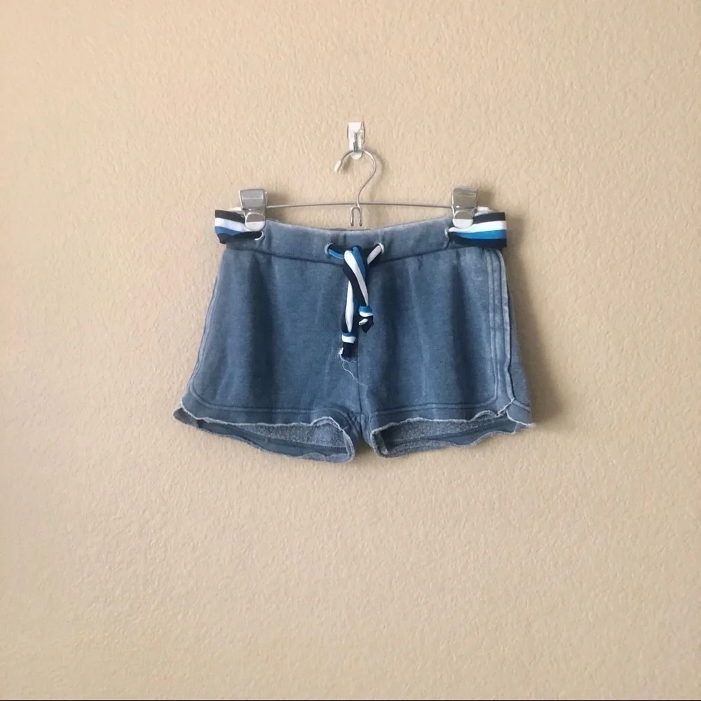 Vintage havana striped belt sweat shorts